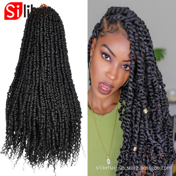 Passion Twist Hair 12 18 Inch Long Bohemian Braids for synthetic hair extension Braiding  Spring  twist crochet hair